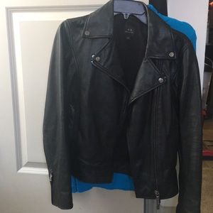 Armani Exchange Leather Jacket